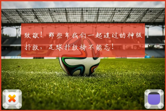 致敬!那些年我们一起追过的神级扑救,足球扑救榜不能忘!